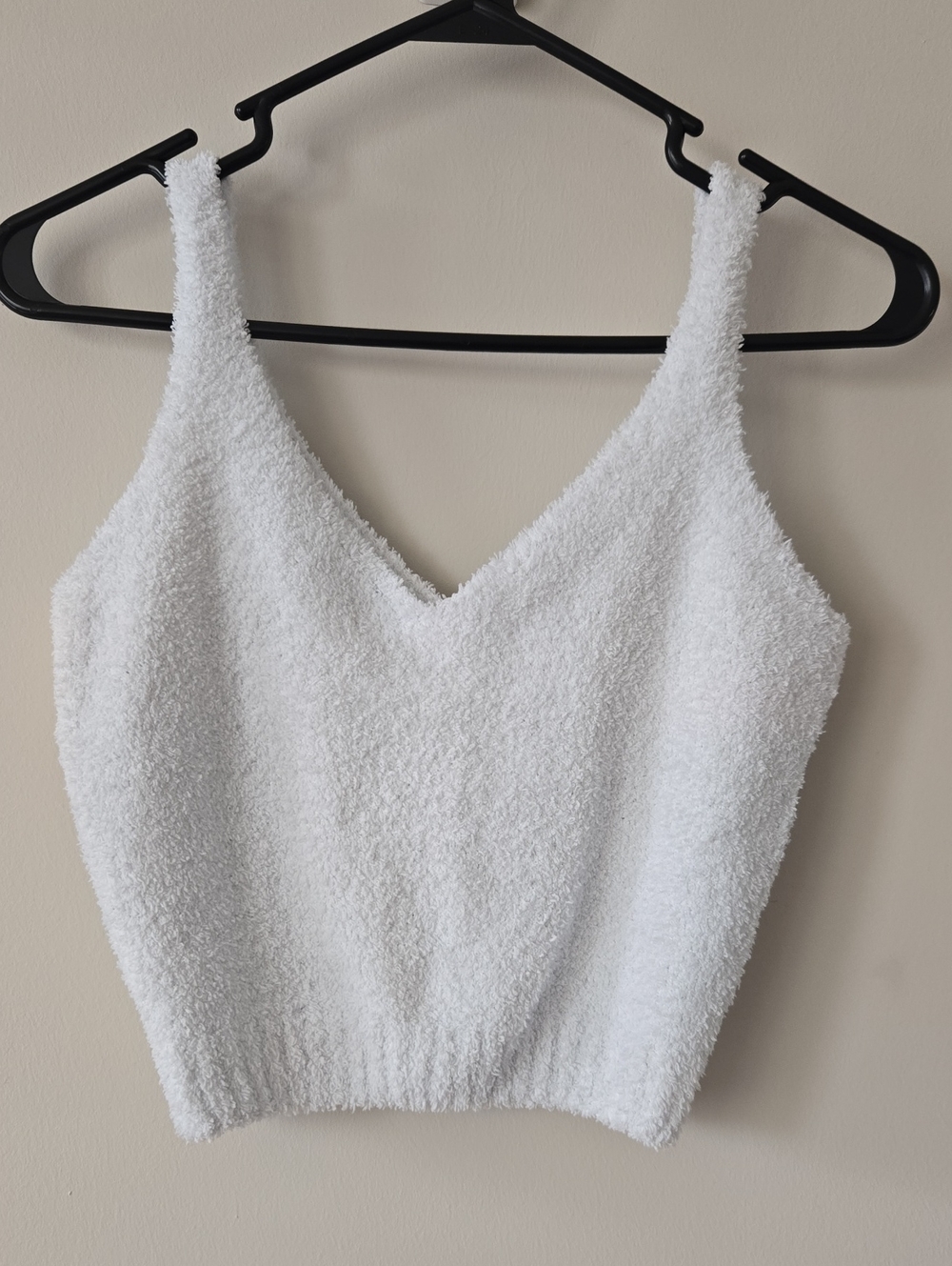 Fuzzy Cropped Tank Top